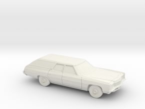 1/87 1971 Chevrolet Impala Station Wagon in White Natural Versatile Plastic