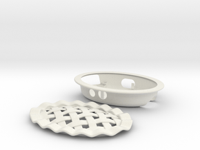 Pi Dish  in White Natural Versatile Plastic