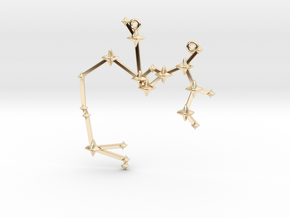 The Constellation Collection - Sagittarius in 14k Gold Plated Brass