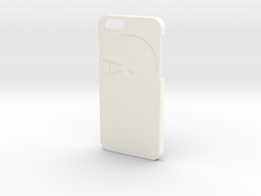 Iphone case - Name on the back - Football in White Processed Versatile Plastic
