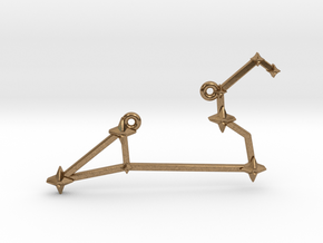 The Constellation Collection - Leo in Natural Brass