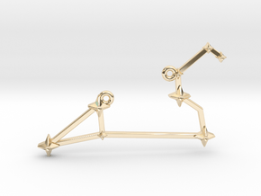 The Constellation Collection - Leo in 14k Gold Plated Brass