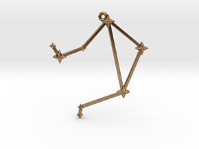 The Constellation Collection - Libra in Natural Brass