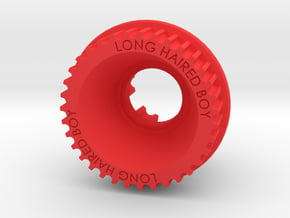 13mm 35T Pulley For Flywheels in Red Processed Versatile Plastic