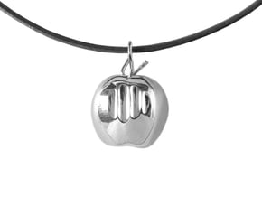 Mela pendant (cm 2) in Polished Silver