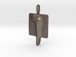 25 Nun-sofit Pendant in Polished Bronzed Silver Steel