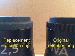 Docter Eyecup Ring in Black Natural Versatile Plastic