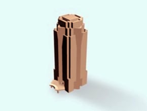 Nakatomi Tower "Die Hard" (Century City, CA) in White Natural Versatile Plastic