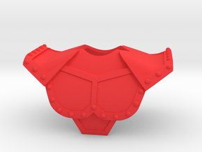 Prince Algor's Armor Single. in Red Processed Versatile Plastic