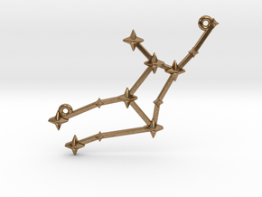 The Constellation Collection - Virgo in Natural Brass