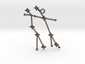 The Constellation Collection - Gemini in Polished Bronzed Silver Steel