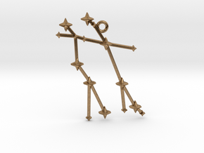 The Constellation Collection - Gemini in Natural Brass