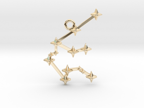 The Constellation Collection - Aquarius in 14k Gold Plated Brass