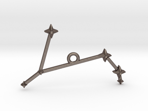 The Constellation Collection - Aries in Polished Bronzed Silver Steel