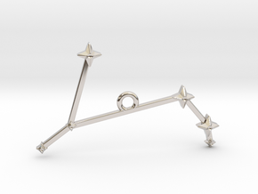 The Constellation Collection - Aries in Rhodium Plated Brass
