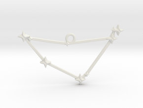 The Constellation Collection - Capricorn in White Natural Versatile Plastic