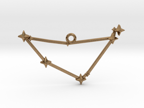 The Constellation Collection - Capricorn in Natural Brass