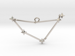 The Constellation Collection - Capricorn in Rhodium Plated Brass