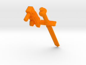 ROTU Skeleton Accessory set  in Orange Processed Versatile Plastic