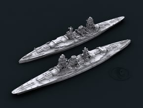 IJN BB Amagi [1942] in White Natural Versatile Plastic: 1:1800