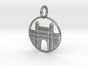 Gateway Of India in Natural Silver