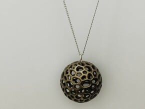 The Moon in Polished Bronze Steel: Small