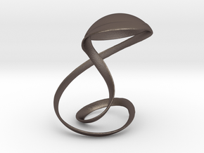 The arms and cap in Polished Bronzed Silver Steel: Extra Small