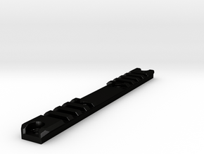 Am-013/014 Custom Rail, Blank, Short in Matte Black Steel