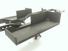 CMAX+D90 RC4wd LEFT Battery Tray in Black Natural Versatile Plastic