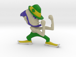 Fighting Irish No Shirt Muscles,  Small Figurine  in Full Color Sandstone