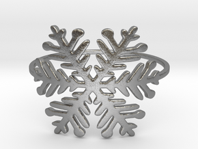 A Snowflake (Size 4-11.25) in Natural Silver: 9 / 59
