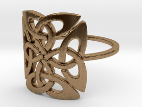 Triquetra (Size-4-13) in Natural Brass: 7.25 / 54.625