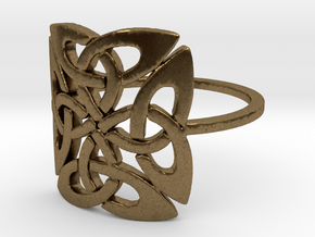 Triquetra (Size-4-13) in Natural Bronze: 5.75 / 50.875