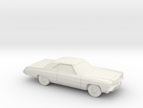 1/87 1972 Chevrolet Impala Sport Coupe in White Natural Versatile Plastic