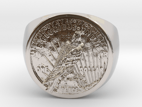 One Dollar 1921 in Platinum