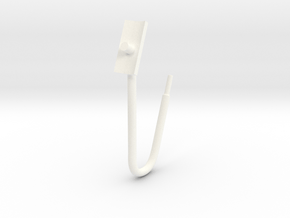 Whirlwind Pitot Tube in White Processed Versatile Plastic