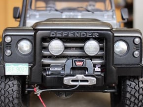 Defender Spectre Winch Bumper - RC4WD in Polished Bronzed Silver Steel
