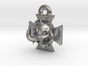 Motorhead Warpig Keychain in Natural Silver