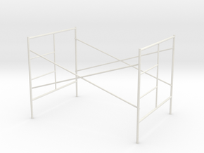1:24 Step Frame Assembly 60x84x60 in White Natural Versatile Plastic