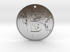 World Bitcoin Medal in Natural Silver