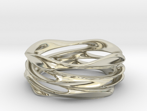 Whirlwind Ring in 14k White Gold