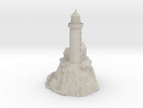 Lighthouse on a rock in Natural Sandstone