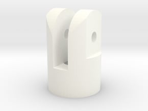 Wessex Tail Wheel Top Boss in White Processed Versatile Plastic