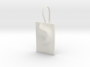 10 Yod Earring in White Natural Versatile Plastic