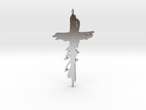 Atonement Cross small in Natural Silver