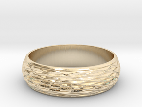 Curved Ring in 14K Yellow Gold