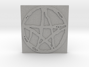 Rugged Pentacle 1 Tile by Gabrielle in Aluminum