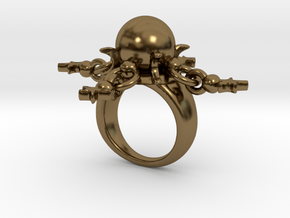 CASSIOPEIA RING in Polished Bronze (Interlocking Parts): 7 / 54
