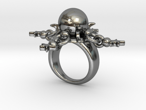 CASSIOPEIA RING in Polished Silver (Interlocking Parts): 7 / 54
