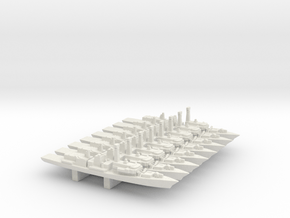  Type 23 frigate x 8, 1/3000 in White Natural Versatile Plastic